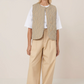 Axis vest, double pinstripe