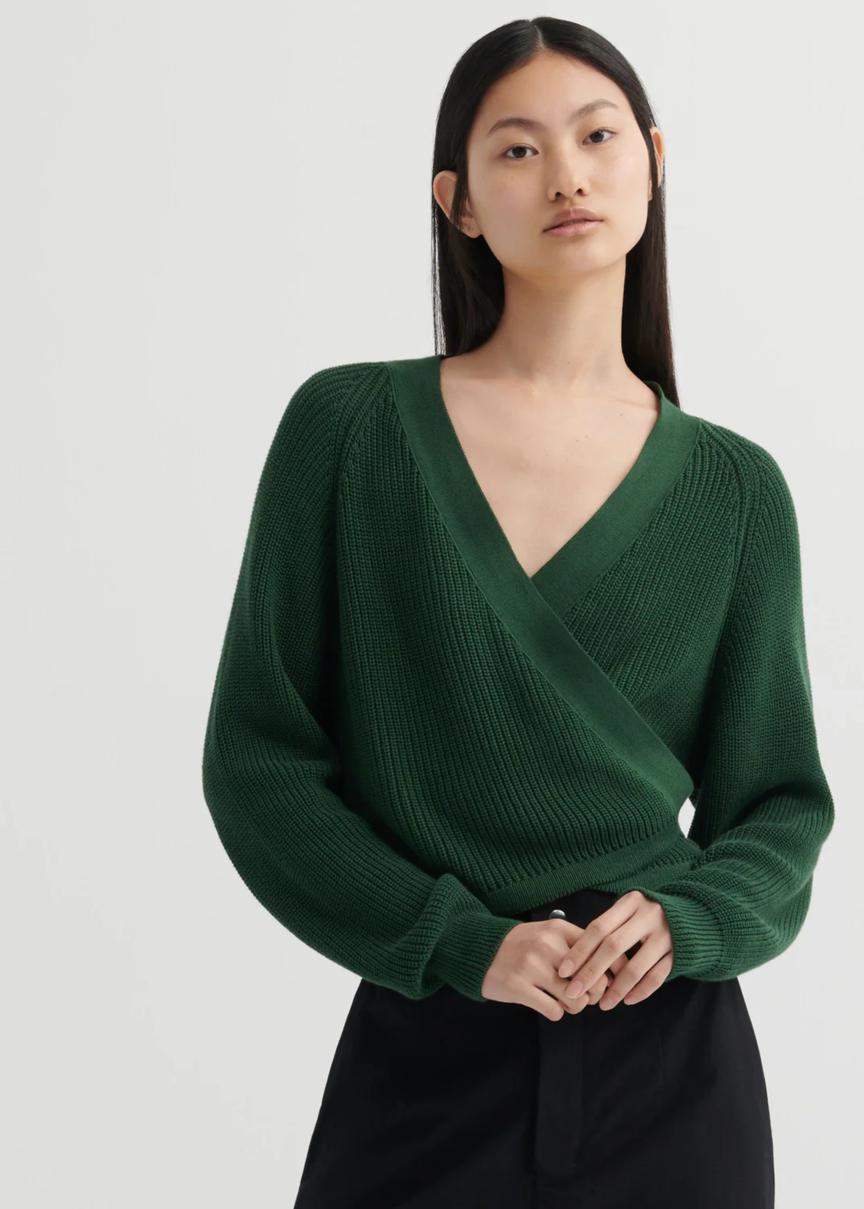Composure cardigan, green