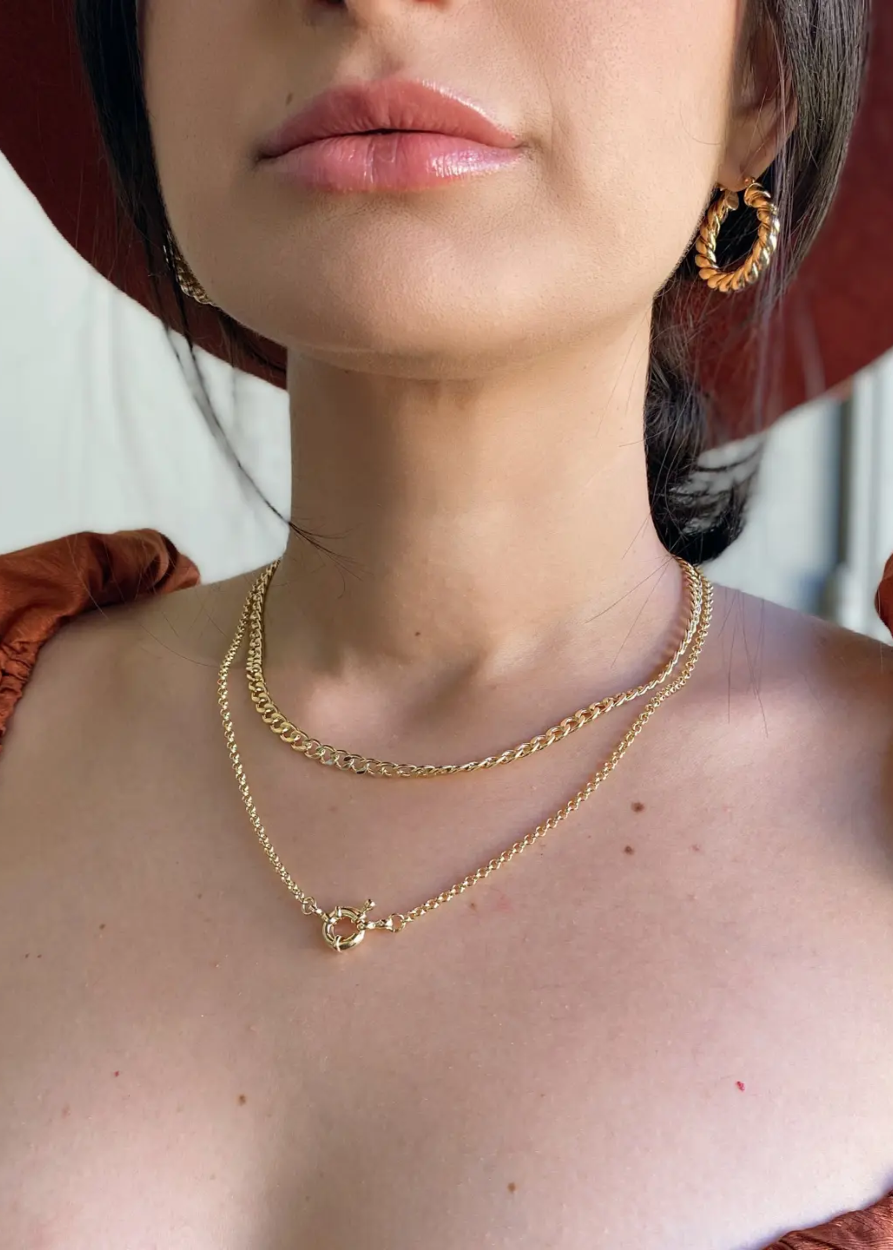 Rolo chain necklace