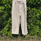 High waisted wide leg trousers