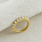 Pearl band ring