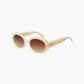 Aria oval sunglasses