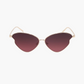 Transformation sunglasses, gold/burgundy