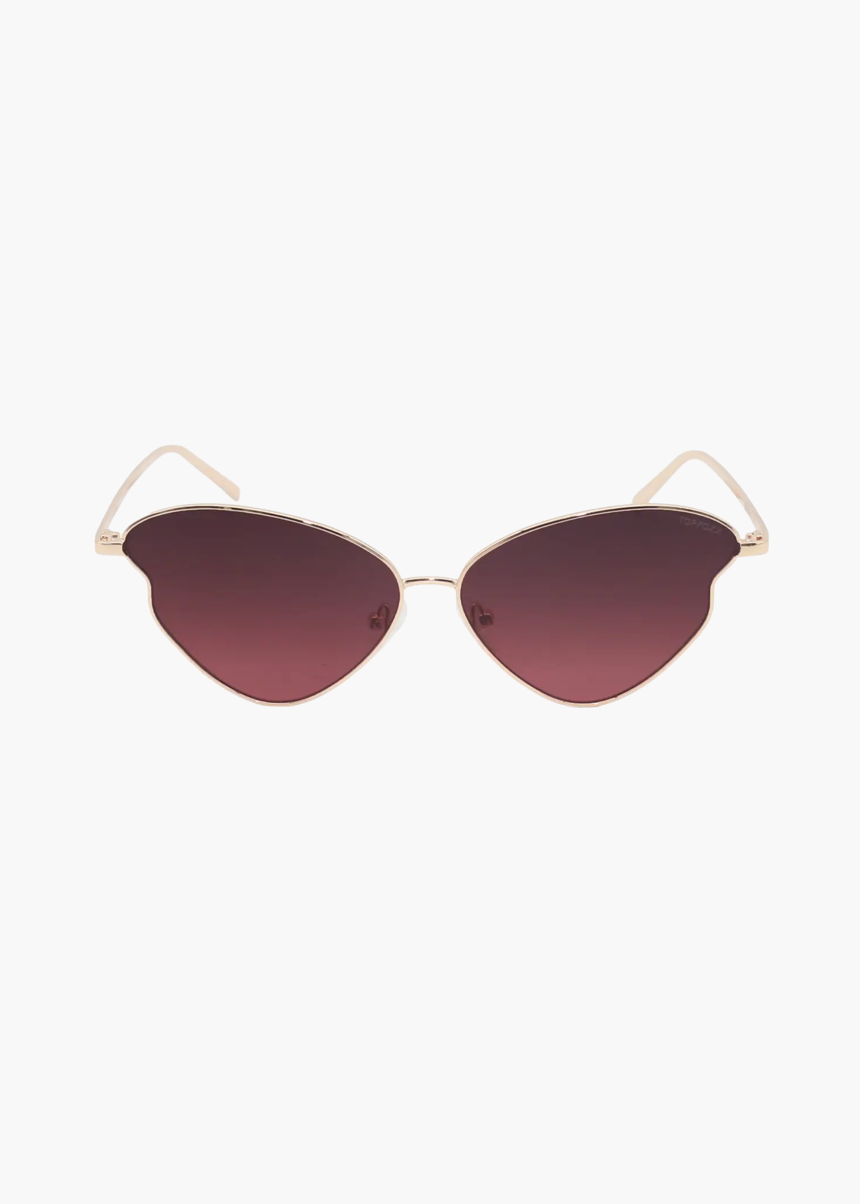 Transformation sunglasses, gold/burgundy