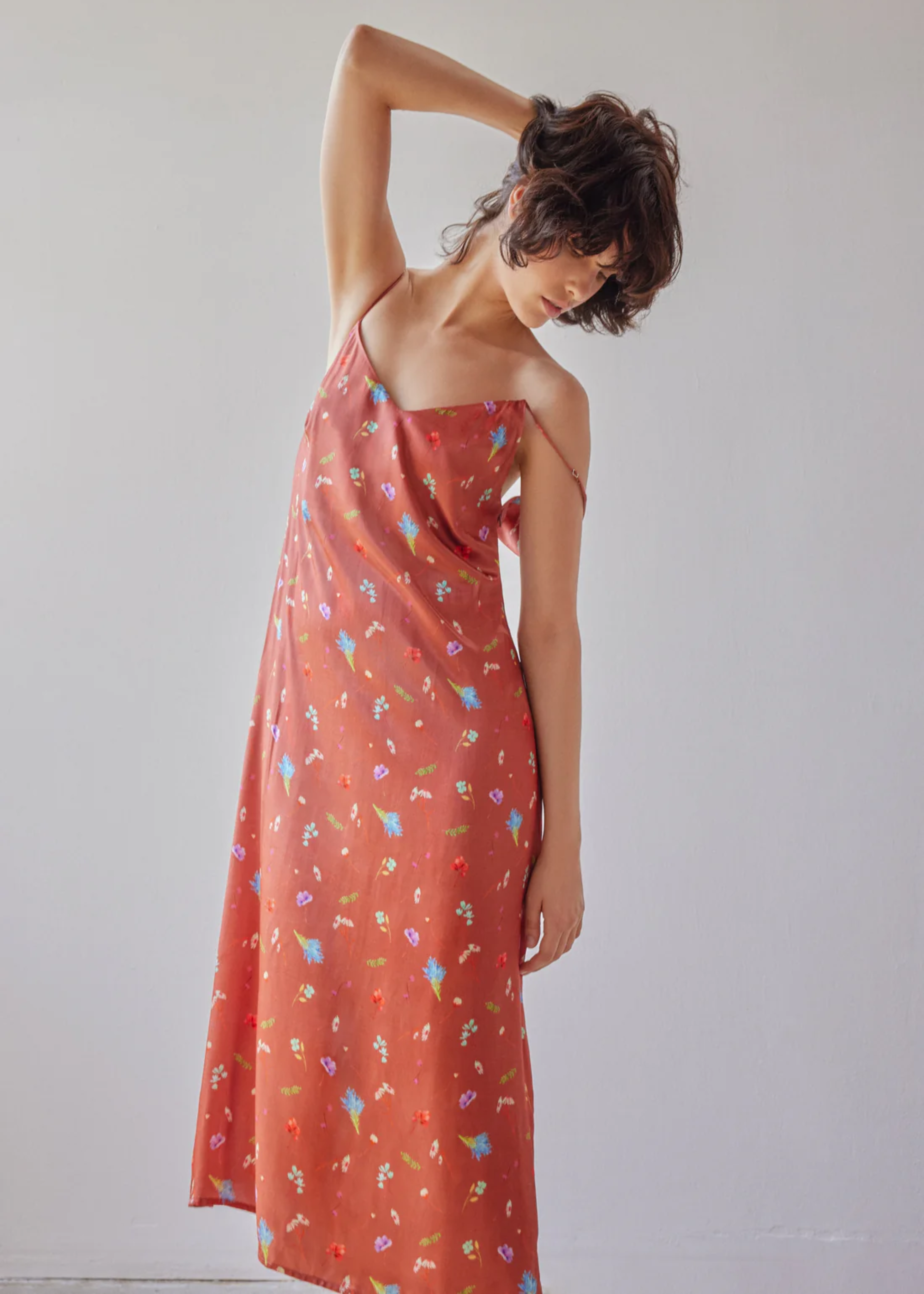 Lisbon dress, copper