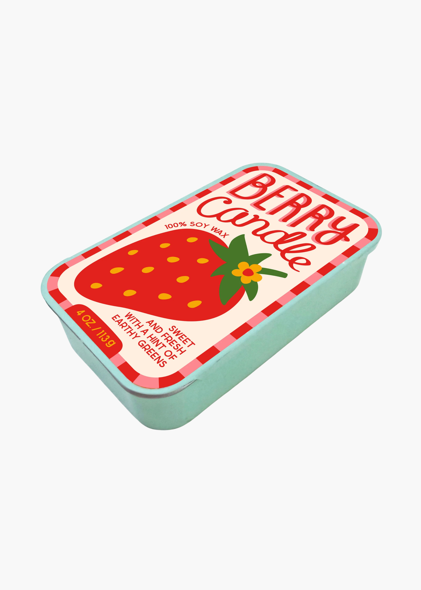Strawberry candle