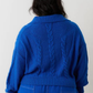 Grace zip cardigan, blue