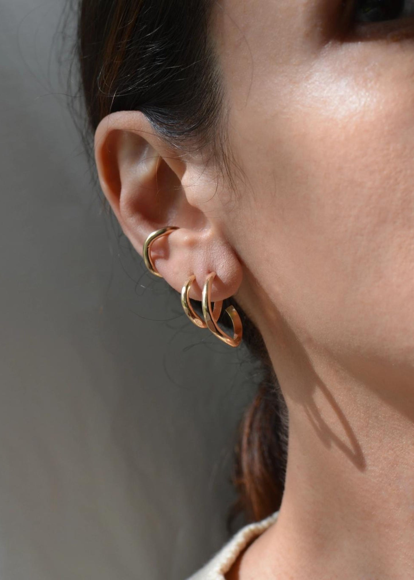 Heli hoops, gold