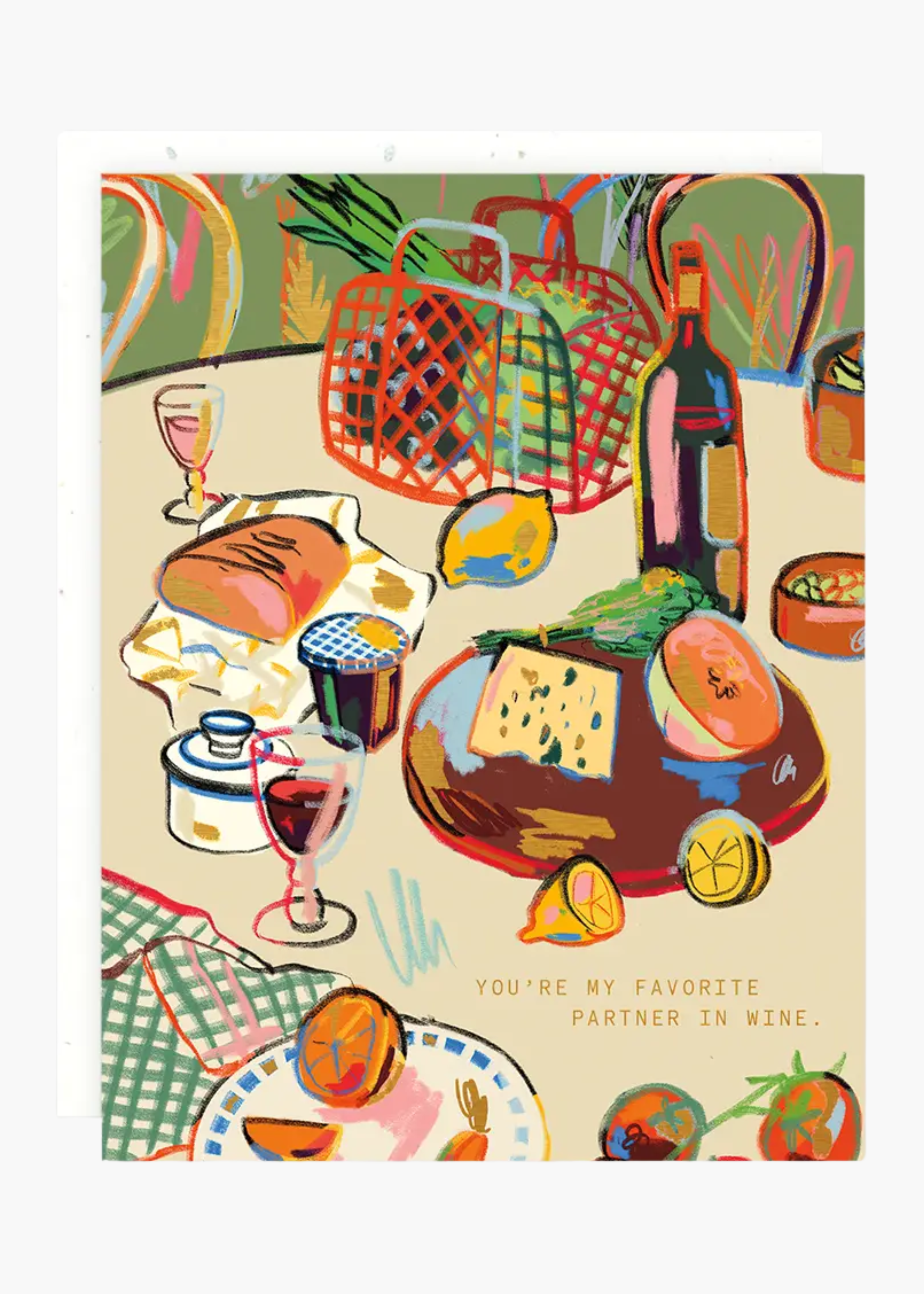 Partner in wine card