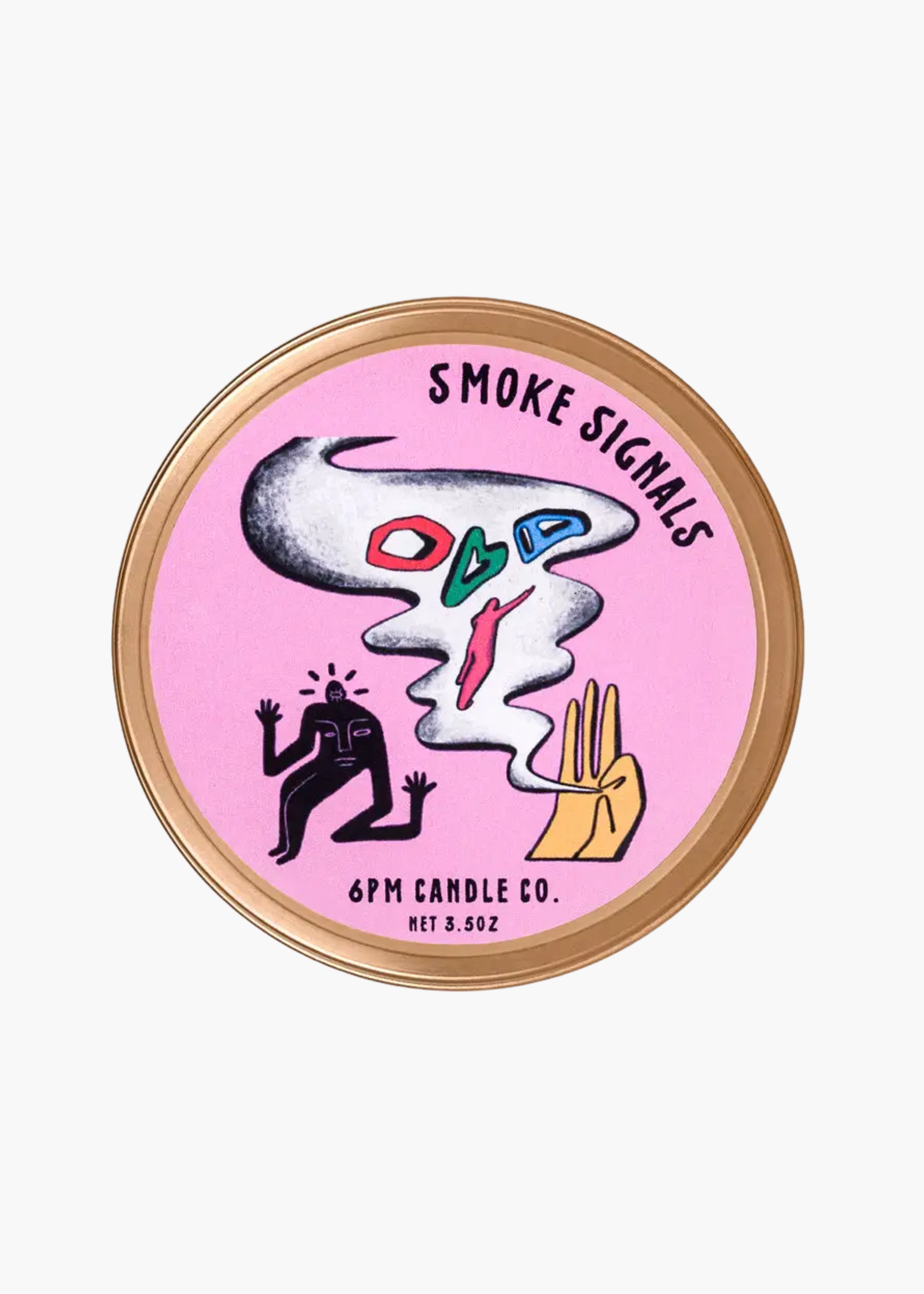 Smoke signals candle
