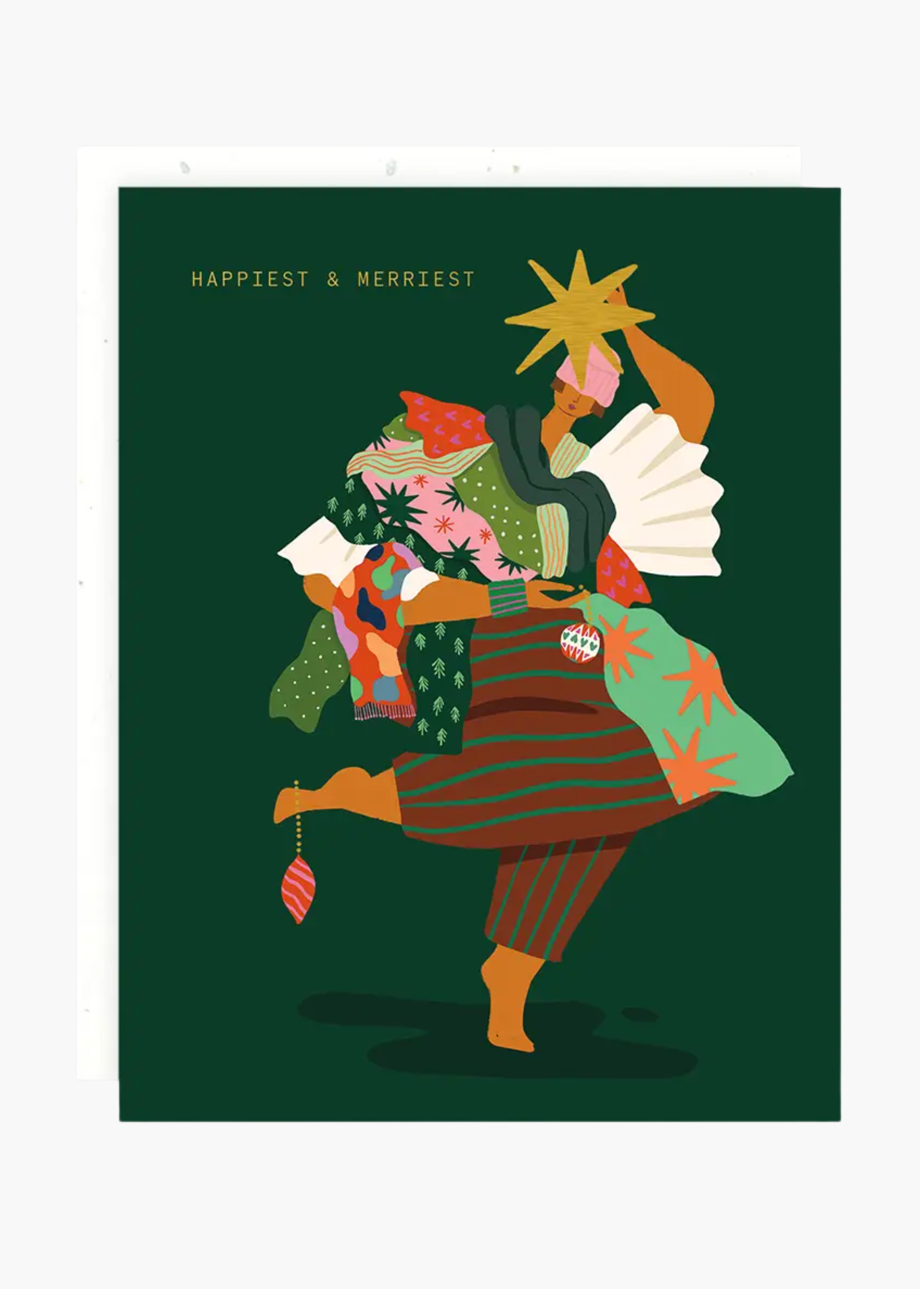 Merriest tree card – Rue Saint Paul