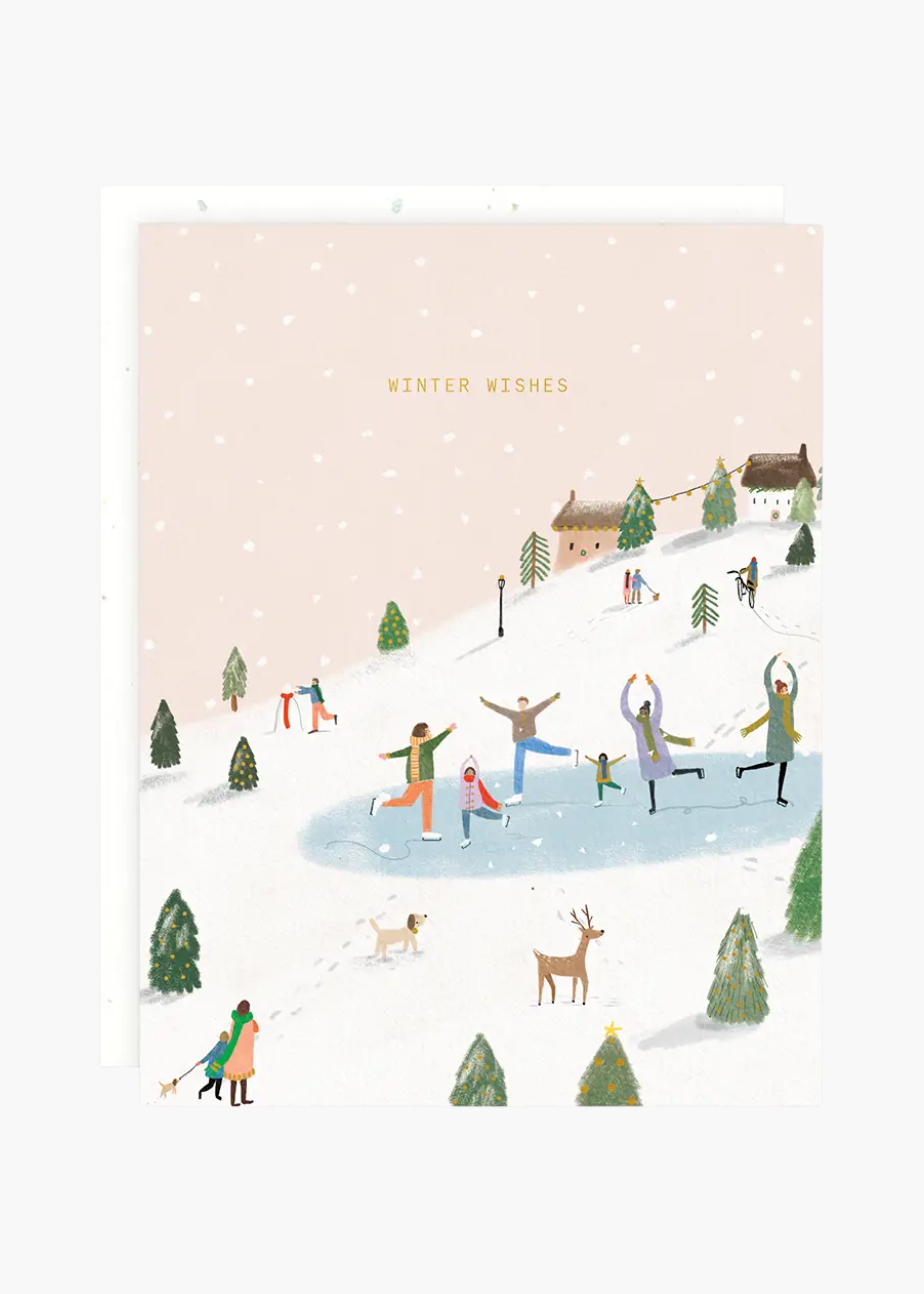 Winter wishes card
