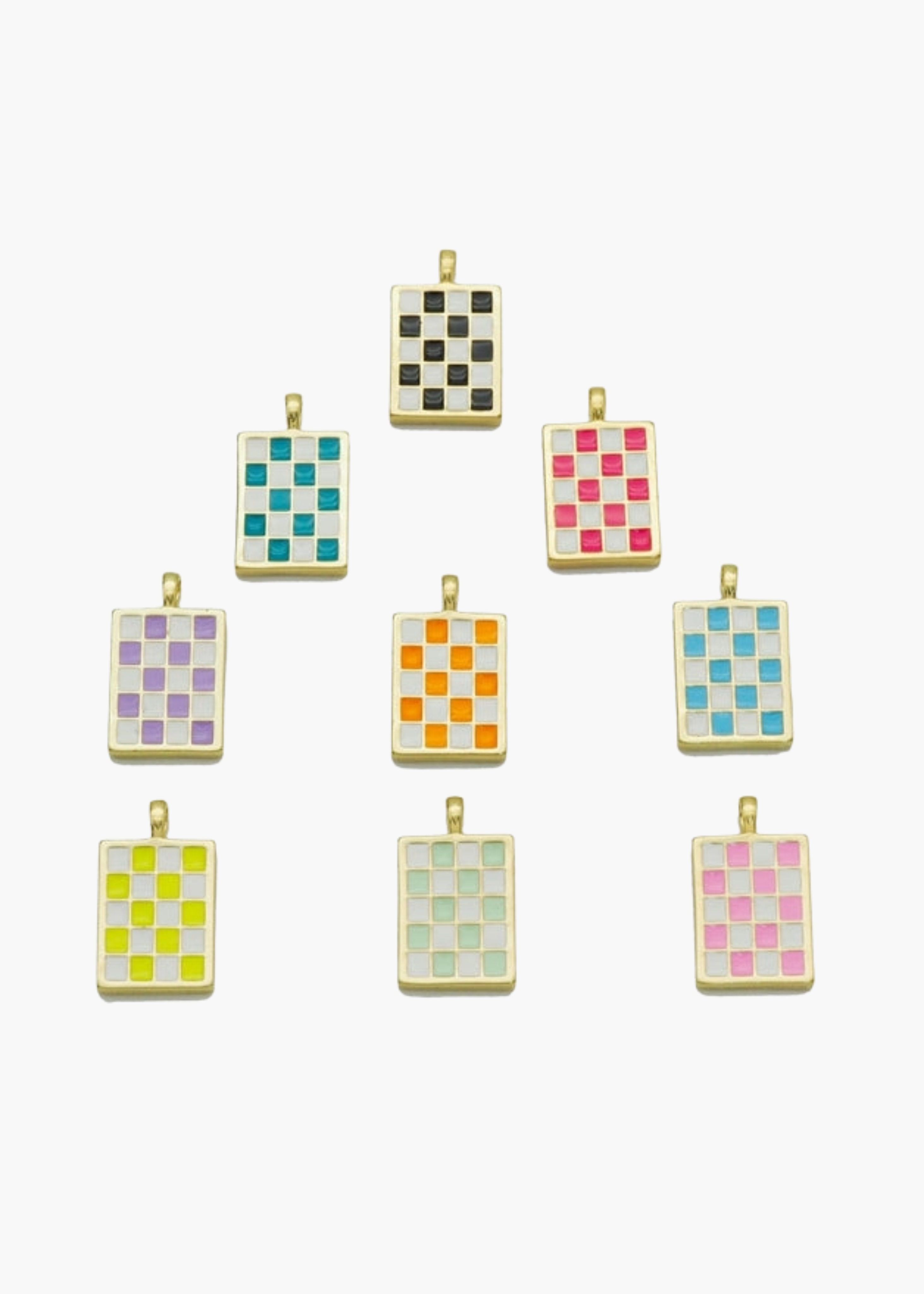 Checkerboard pendant