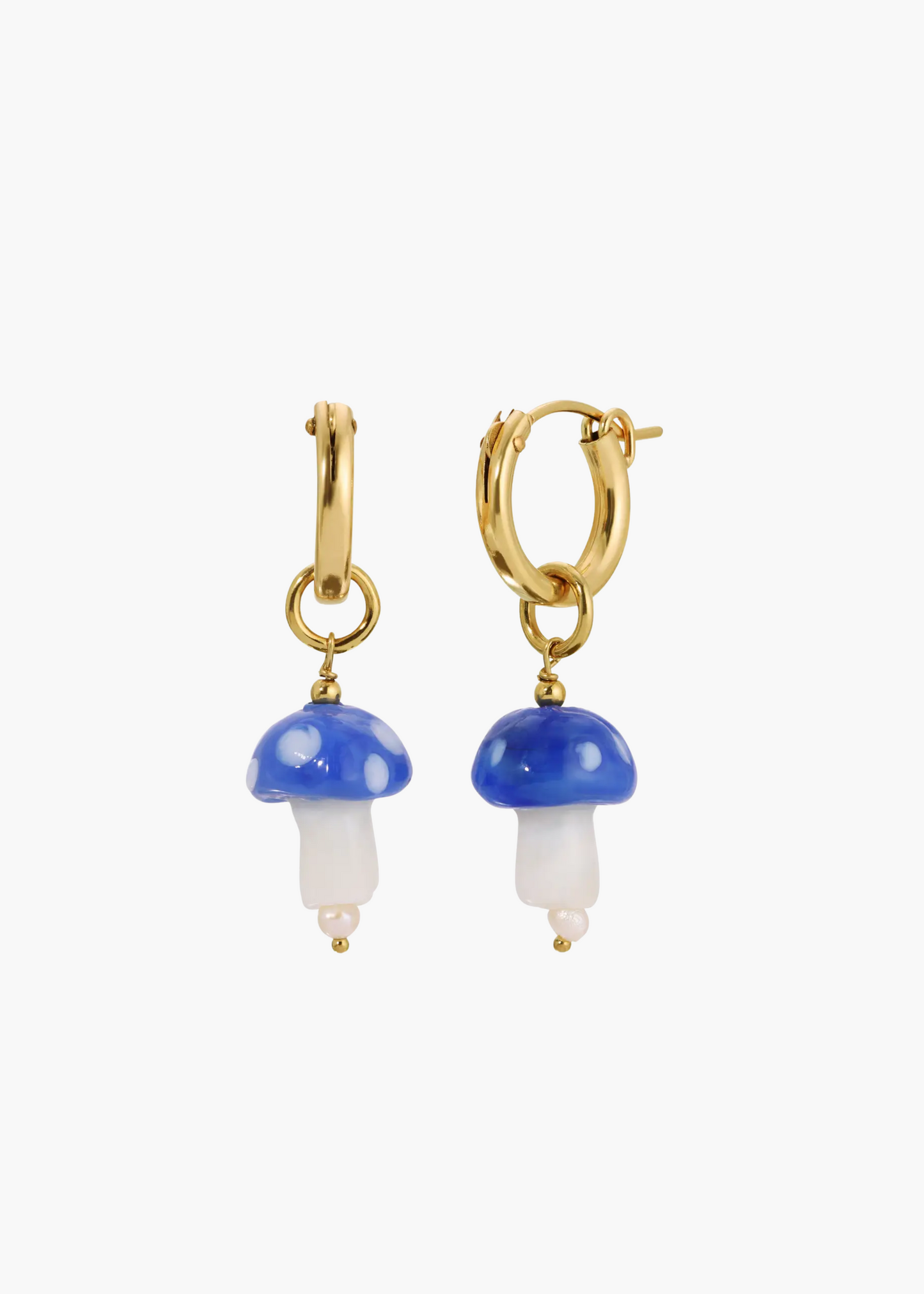 Botanik earrings, blue