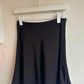 Short and simple skirt, black