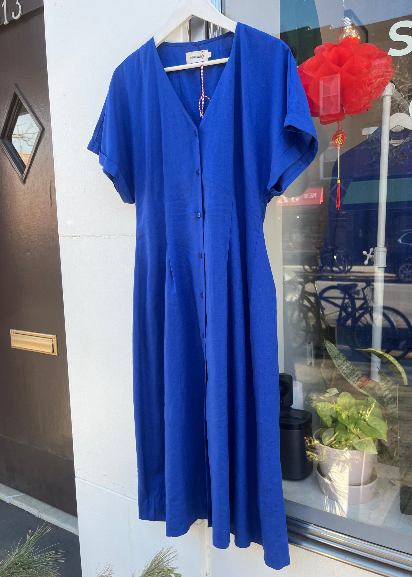 Laura dress, indigo