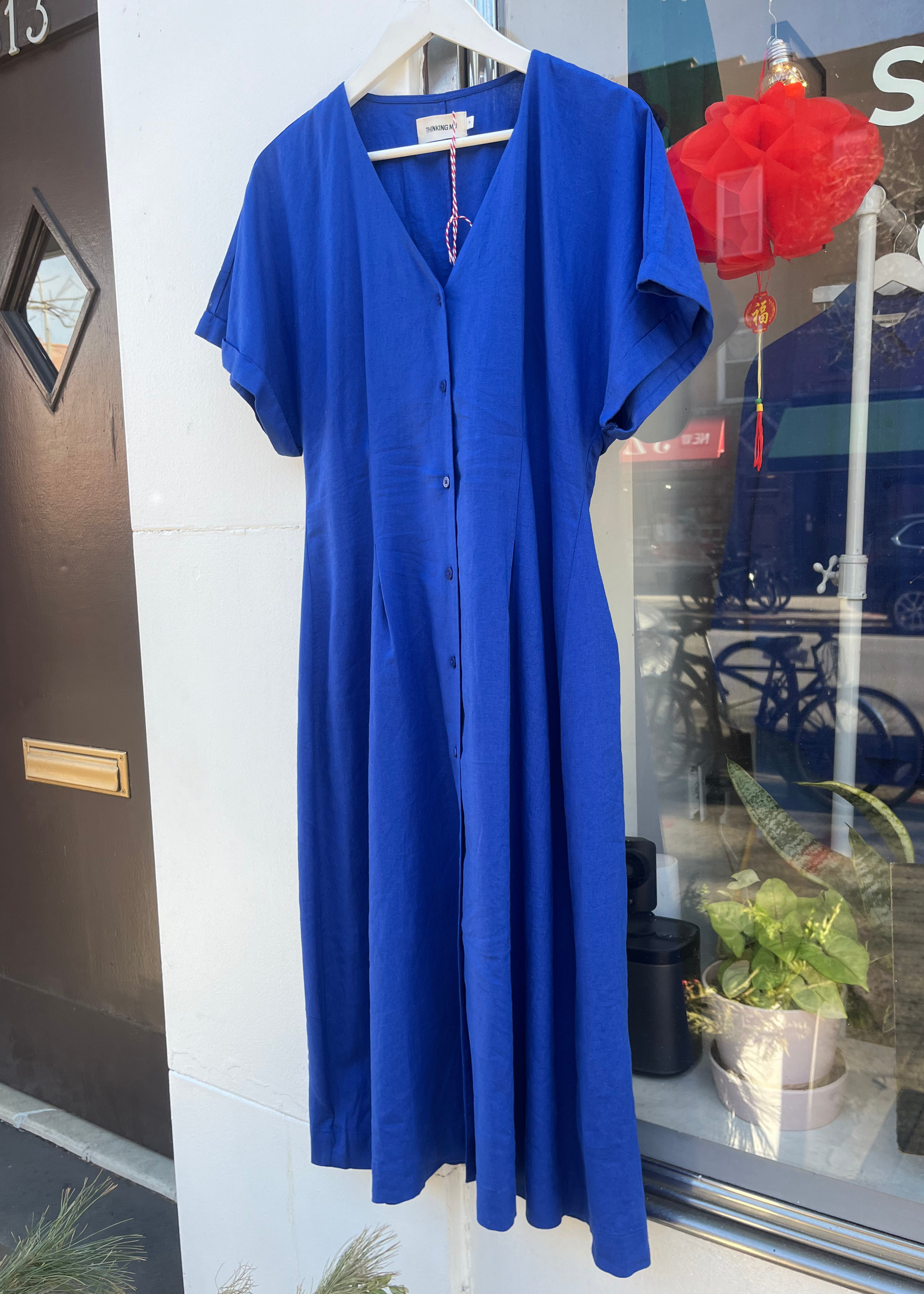 Laura dress, indigo