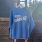 Neighborhood postcard upcycled sweatshirt, Cobble Hill