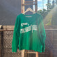 Neighborhood postcard upcycled sweatshirt, RSP