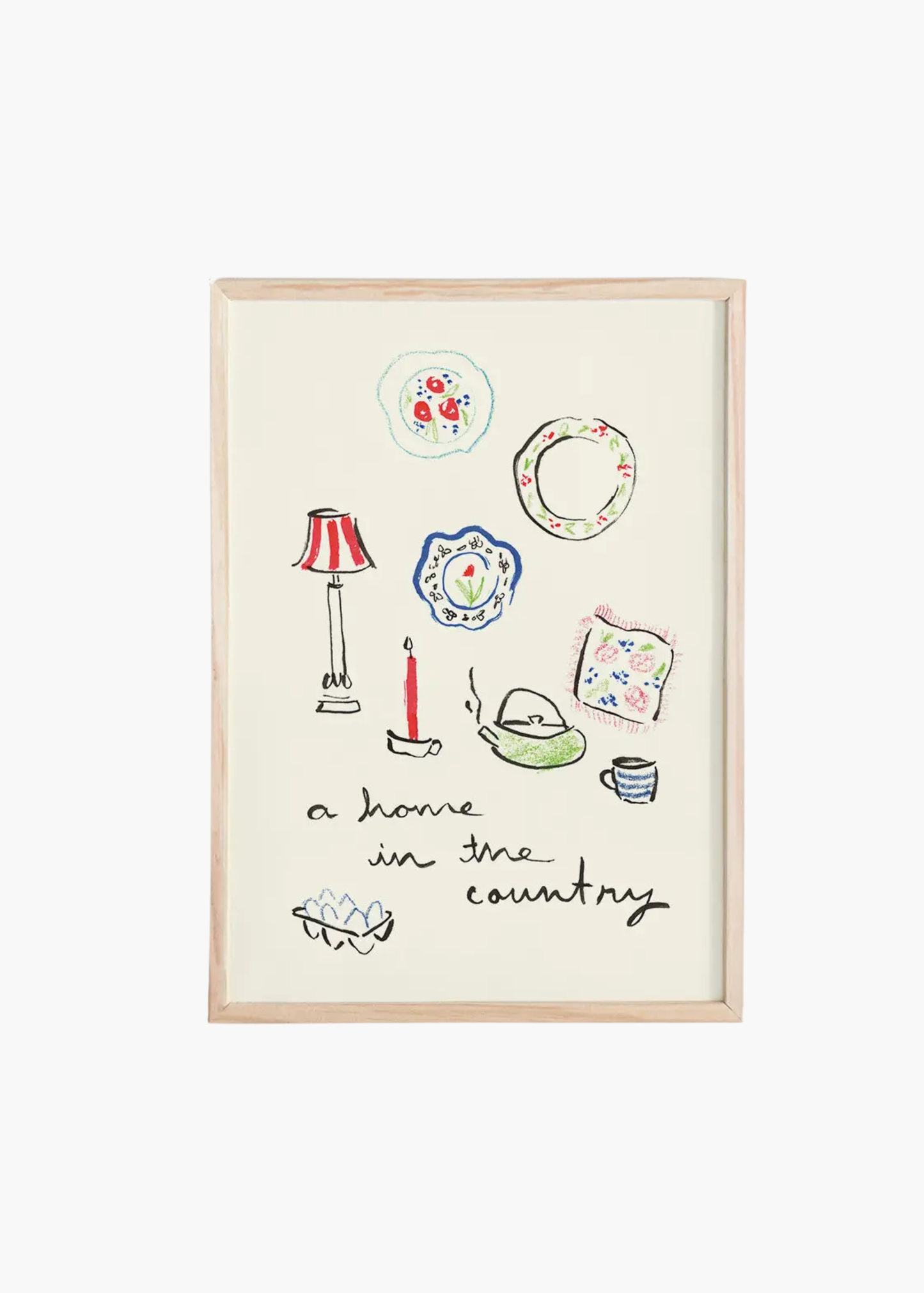 “A Home in the Country” mini art print