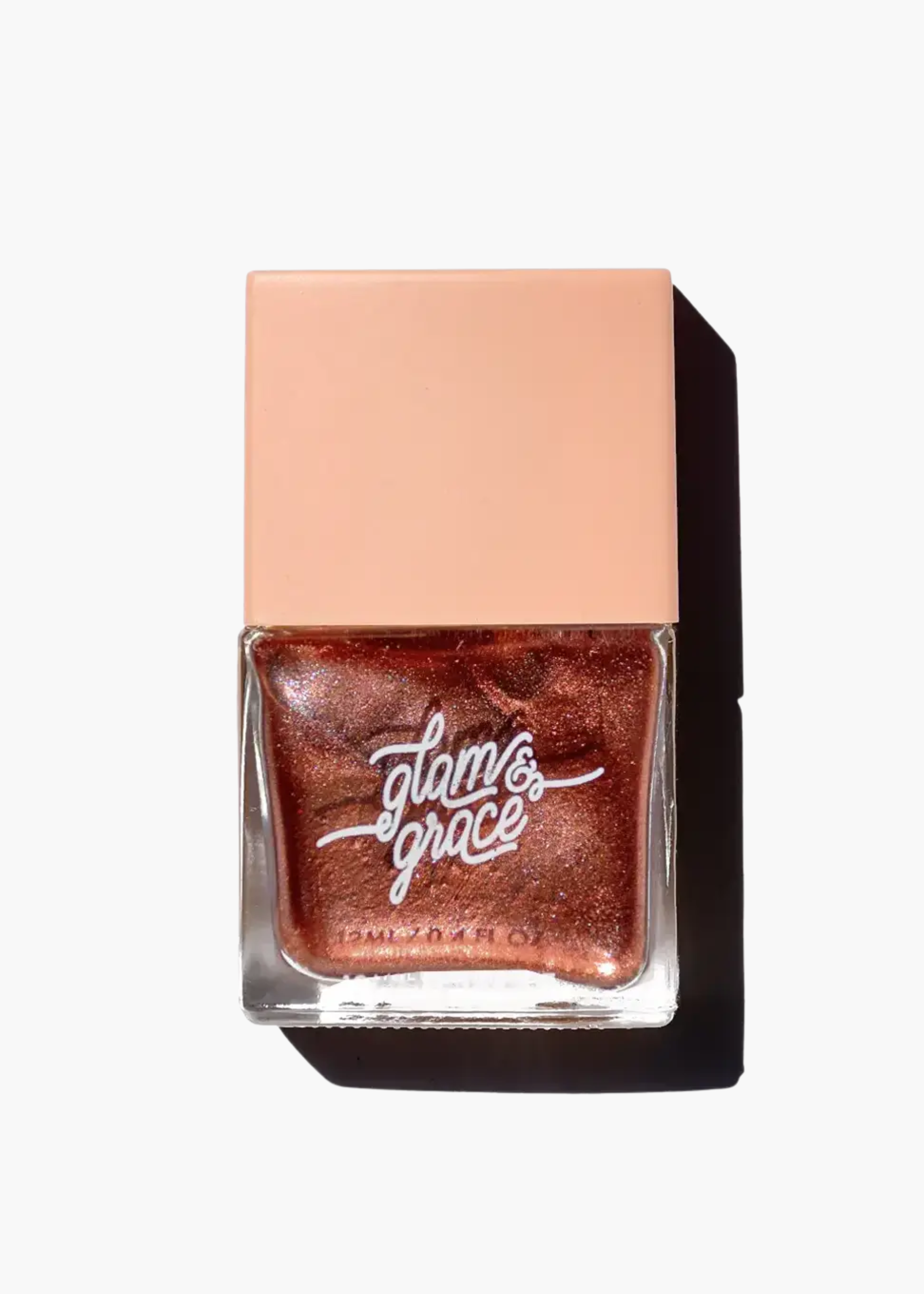 Nail polish, iridescent marsala