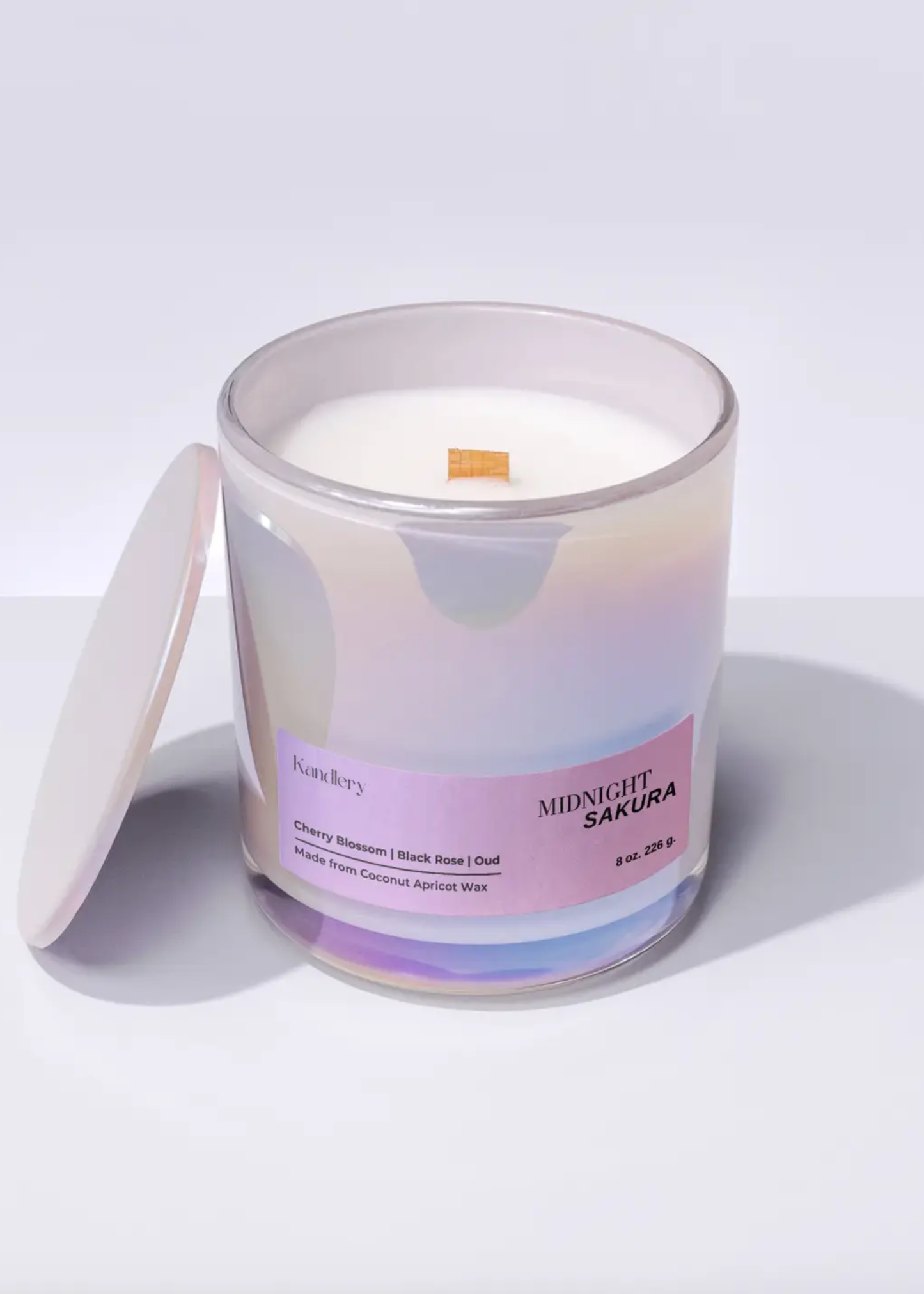 Midnight sakura candle