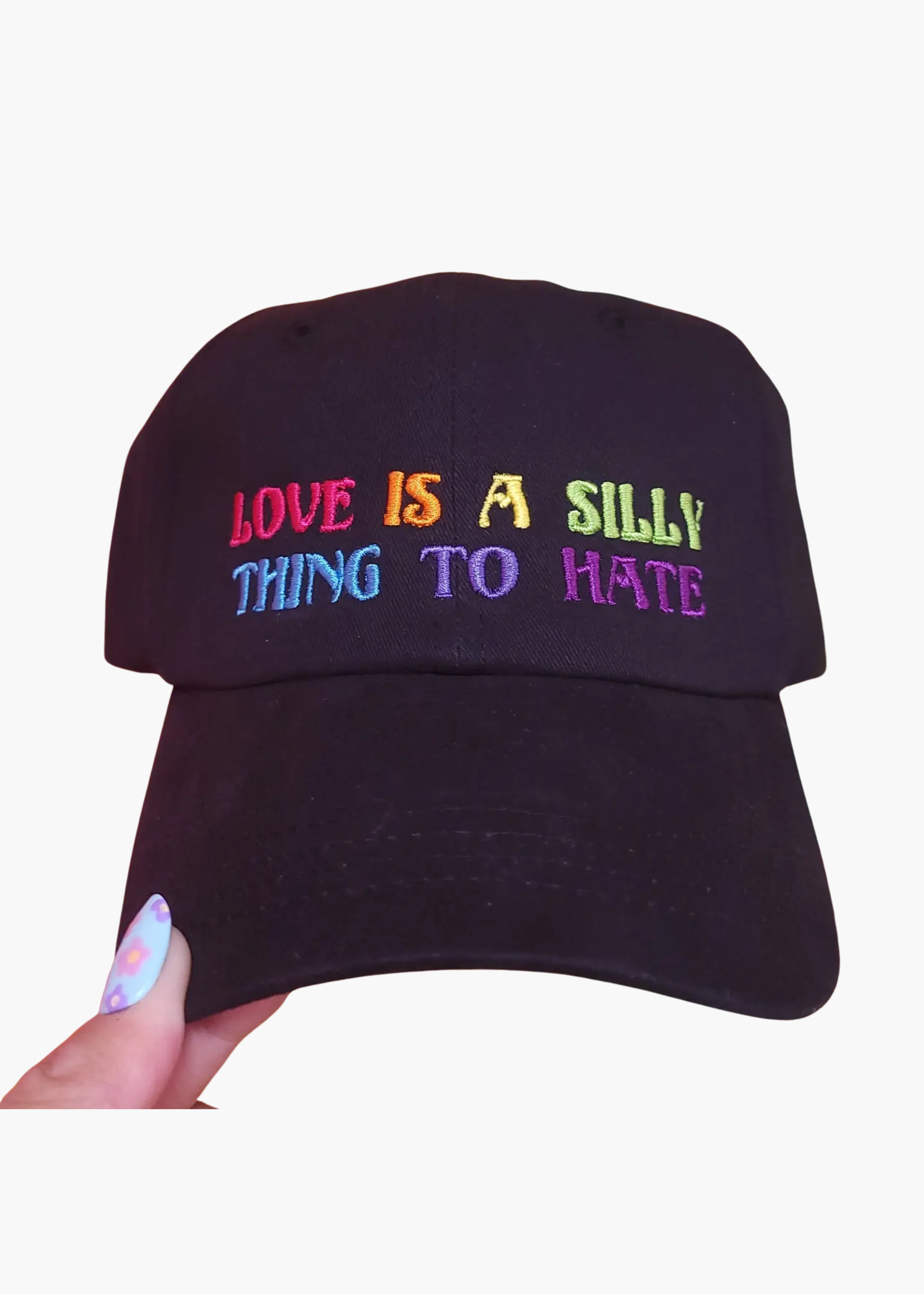 "Love is a Silly Thing to Hate" hat