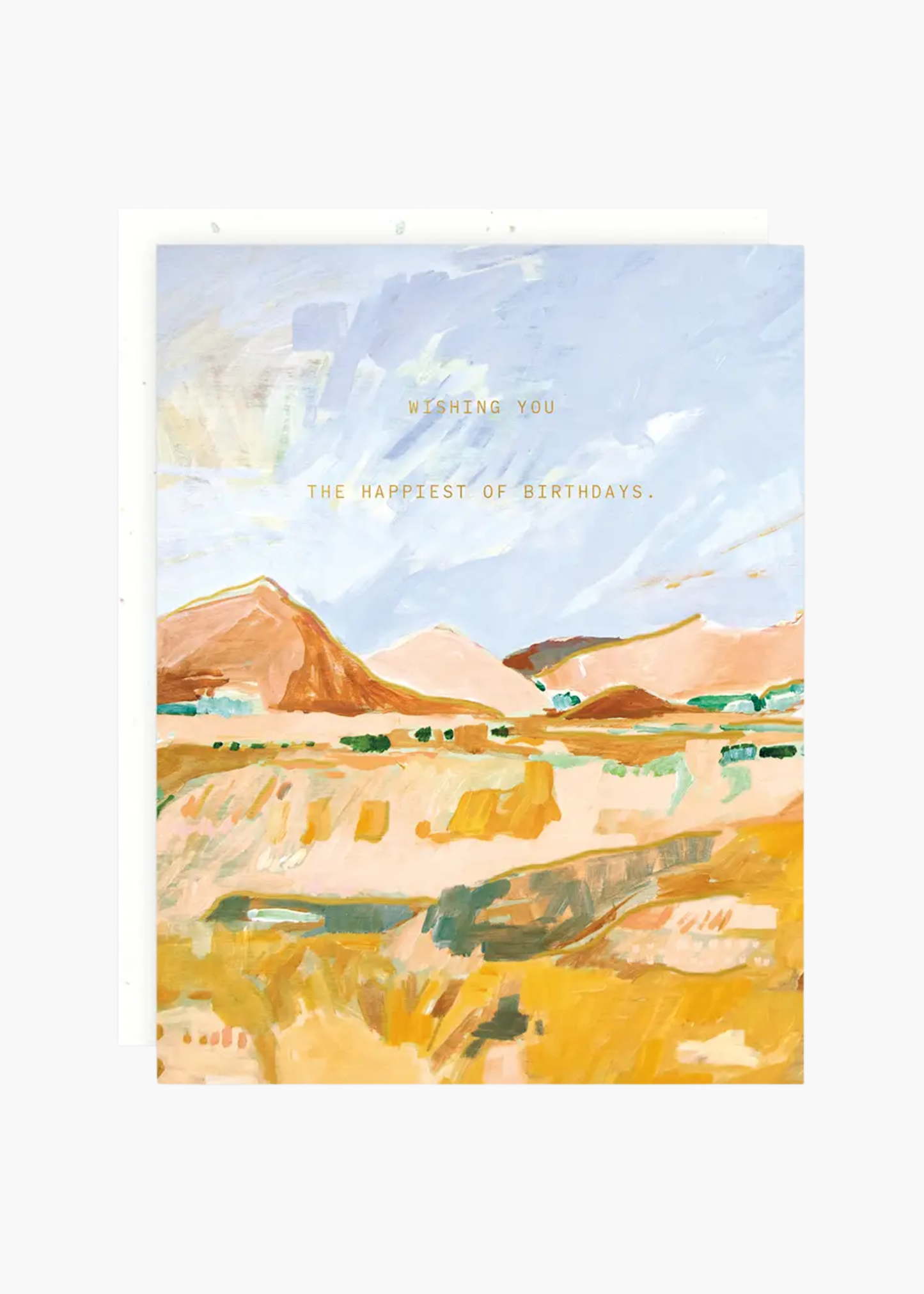 Golden fields card