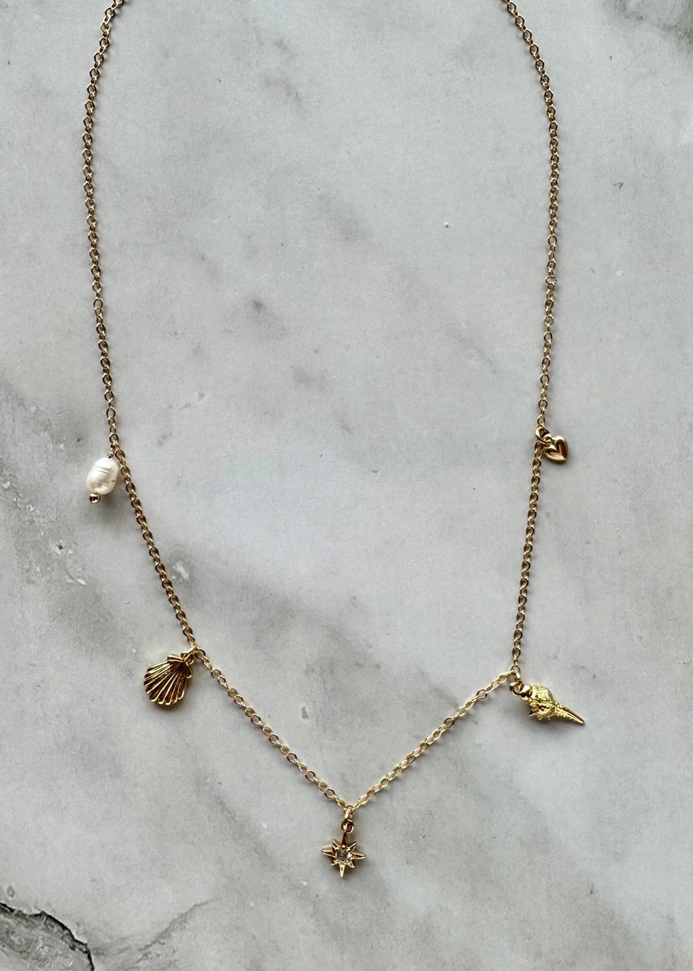 Mira charm necklace