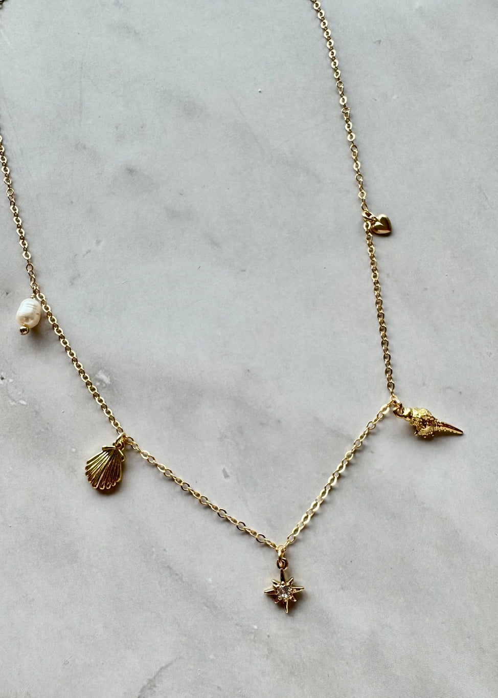 Mira charm necklace