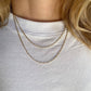 Thin figaro chain, 1.5mm