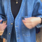Miguel denim cardigan