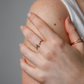 Caesar open pearl ring