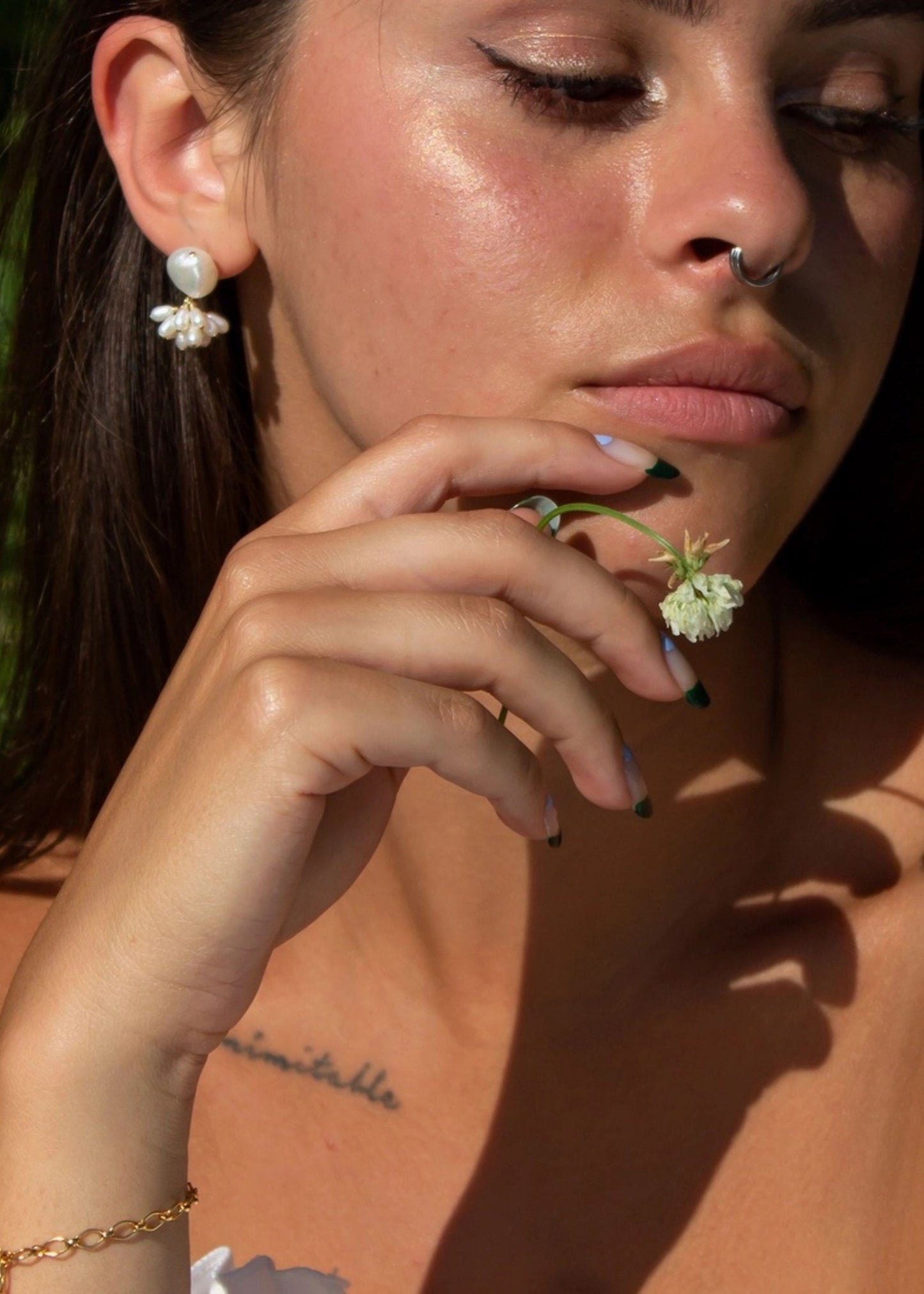 Fleurette stud earrings