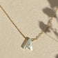 Dawn initial necklace