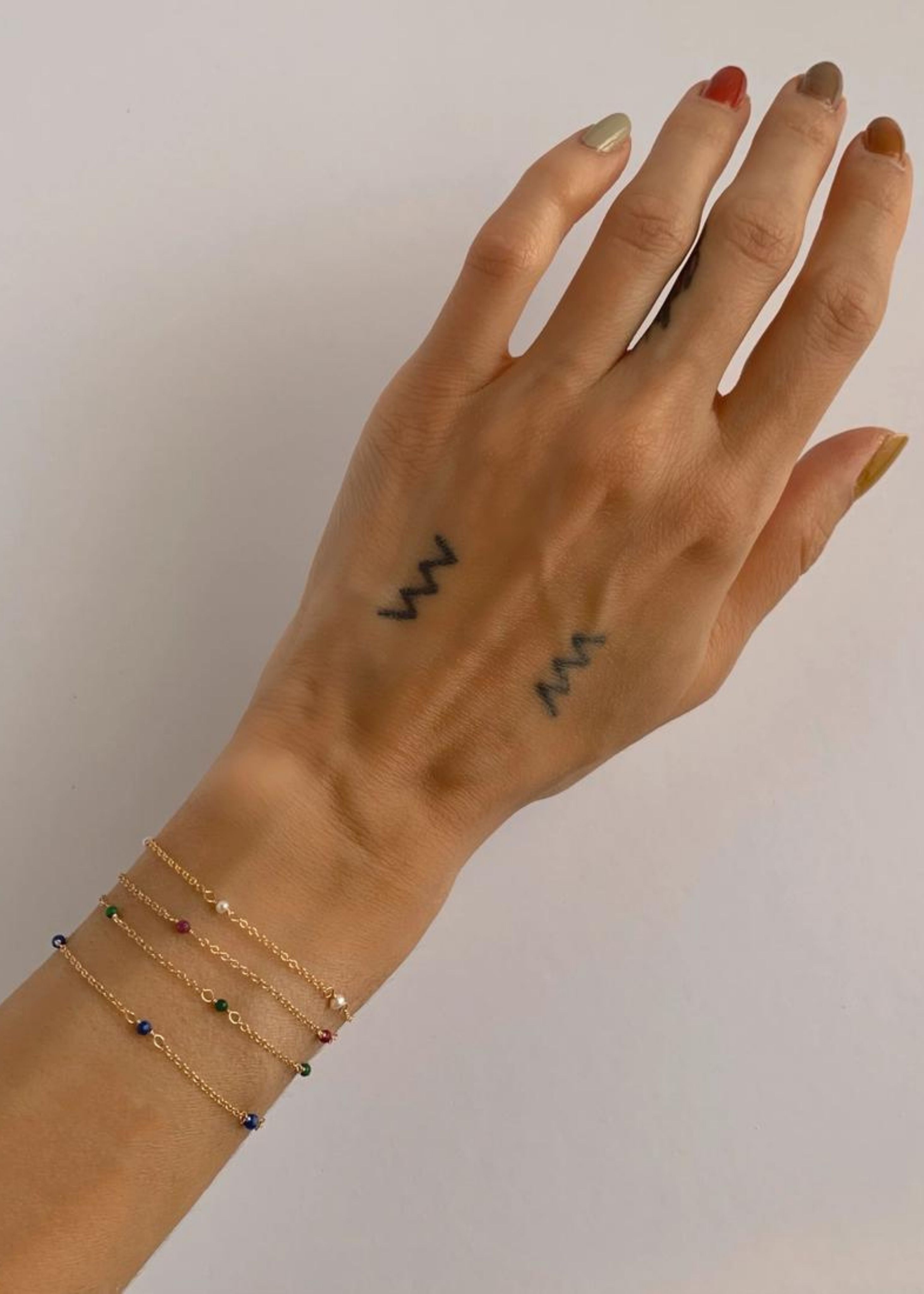 Lluvia bracelet, lapis