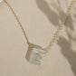 Dawn initial necklace