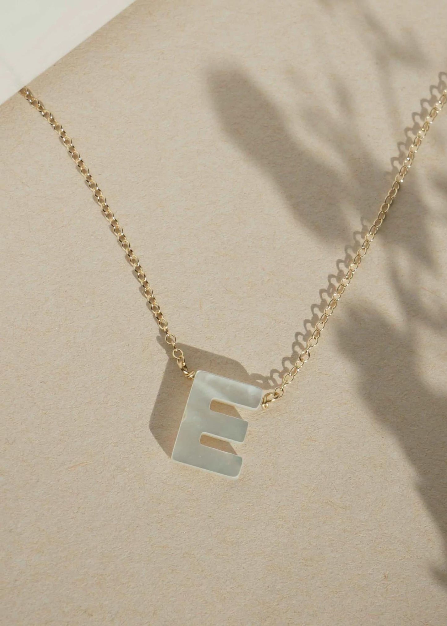 Dawn initial necklace
