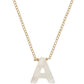 Dawn initial necklace