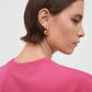 Oversized boxy tee, fuchsia