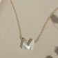 Dawn initial necklace