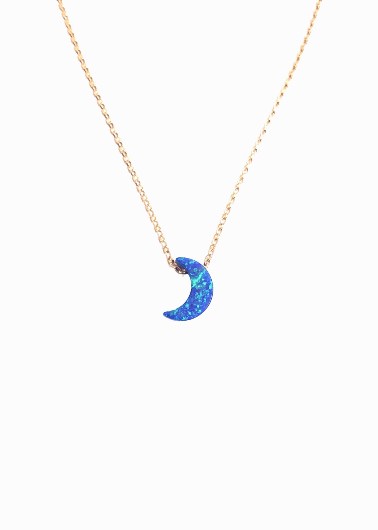 Opal Moon Necklace | KAMARIA | Wolf & Badger