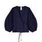 Sculptured wrap top