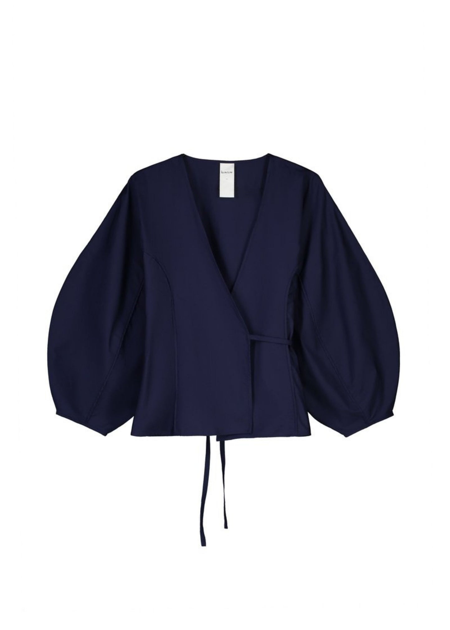 Sculptured wrap top