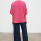 Oversized boxy tee, fuchsia