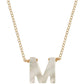 Dawn initial necklace