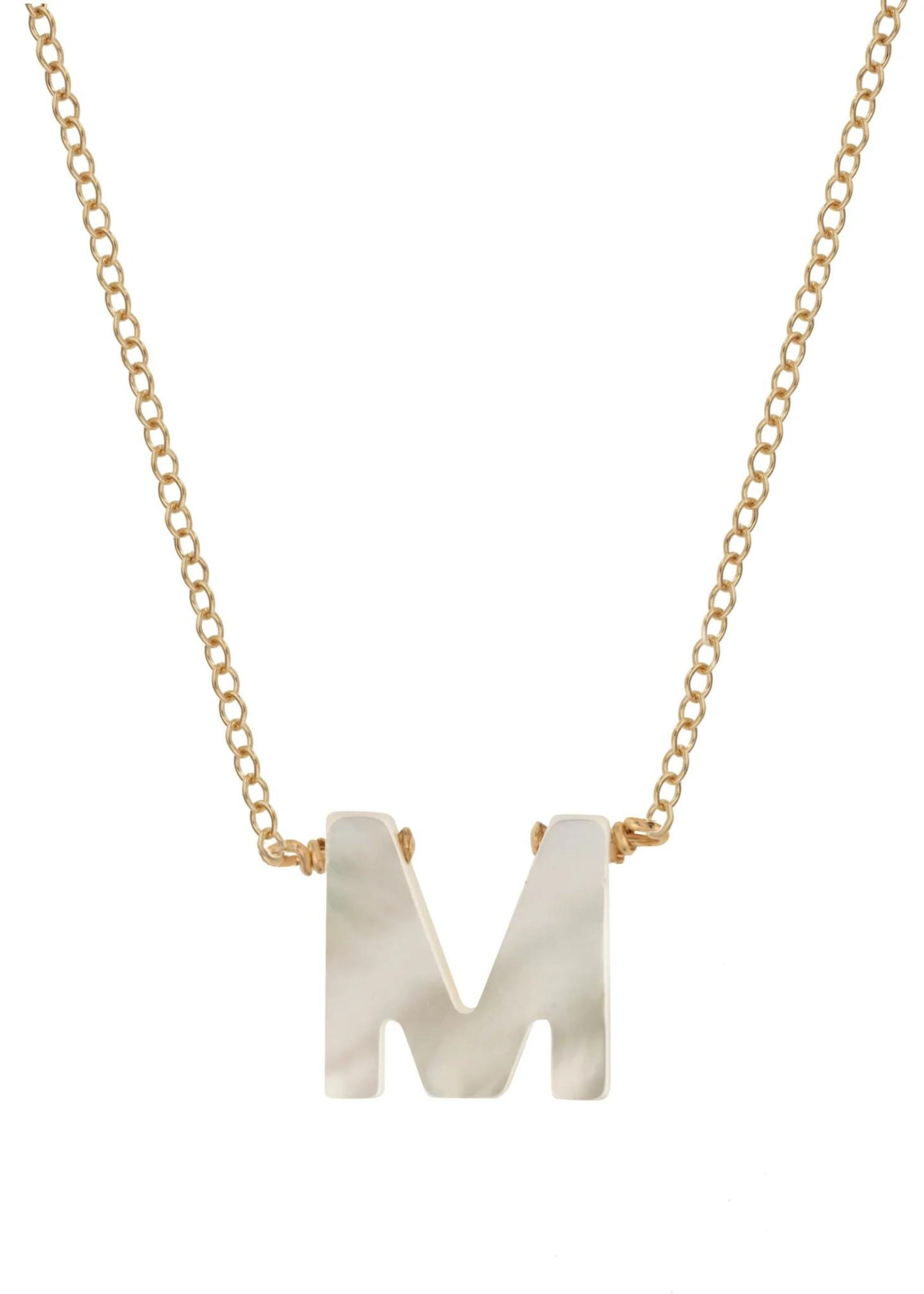 Dawn initial necklace