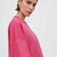 Oversized boxy tee, fuchsia