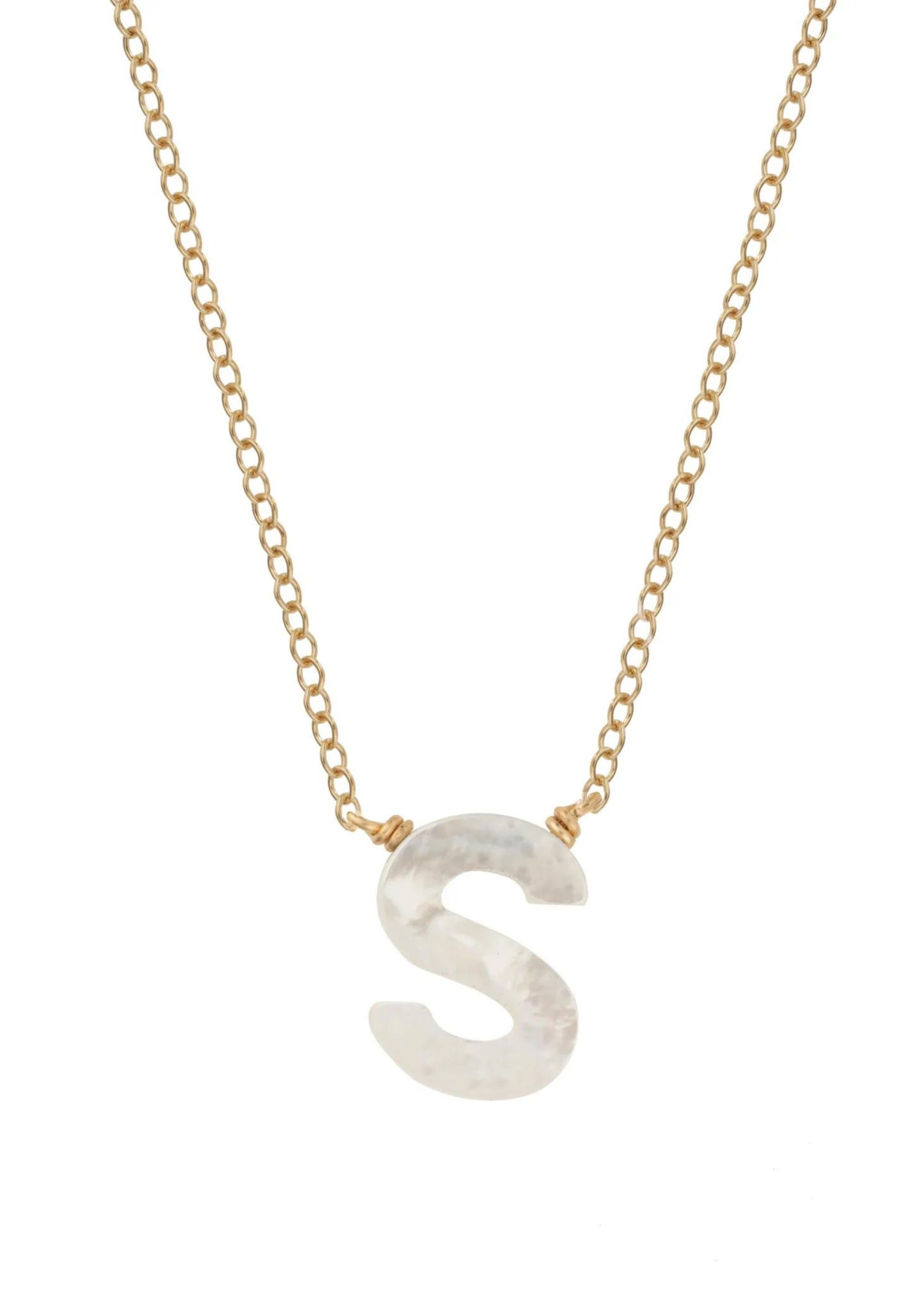 Dawn initial necklace