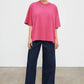 Oversized boxy tee, fuchsia